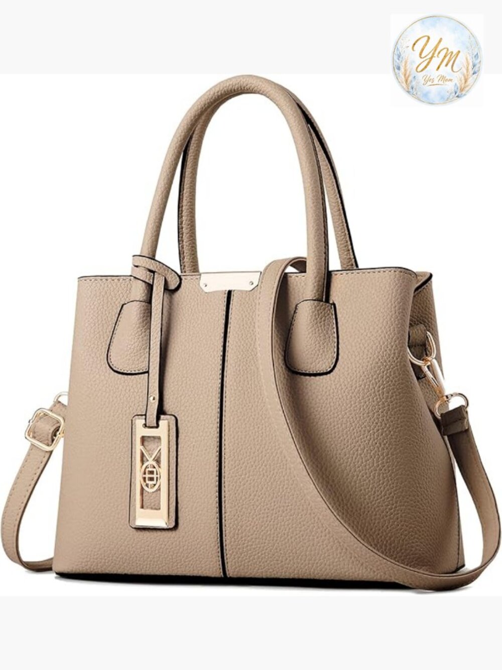Convertible Leather Crossbody Tote Shoulder Bag Purse